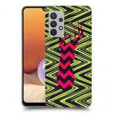 עניבה על גרין כיסוי מגן קשיח מעוצב ל Samsung Galaxy A32 יחידה אחת סקרין מובייל