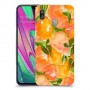 אפרסקים כתומים כיסוי מגן קשיח מעוצב ל Samsung Galaxy A40 יחידה אחת סקרין מובייל