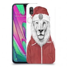 סנטה אריה כיסוי מגן קשיח מעוצב ל Samsung Galaxy A40 יחידה אחת סקרין מובייל
