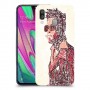 עישון כיסוי מגן קשיח מעוצב ל Samsung Galaxy A40 יחידה אחת סקרין מובייל
