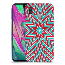 צבעי שלג כיסוי מגן קשיח מעוצב ל Samsung Galaxy A40 יחידה אחת סקרין מובייל