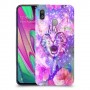 חתול מושלג כיסוי מגן קשיח מעוצב ל Samsung Galaxy A40 יחידה אחת סקרין מובייל