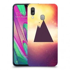 שטח פירמידים כיסוי מגן קשיח מעוצב ל Samsung Galaxy A40 יחידה אחת סקרין מובייל