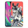 ארנבון מוזר כיסוי מגן קשיח מעוצב ל Samsung Galaxy A40 יחידה אחת סקרין מובייל