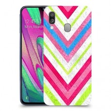 צבעים חשופים כיסוי מגן קשיח מעוצב ל Samsung Galaxy A40 יחידה אחת סקרין מובייל