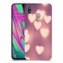 לבבות מעורפלים בחום כיסוי מגן קשיח מעוצב ל Samsung Galaxy A40 יחידה אחת סקרין מובייל