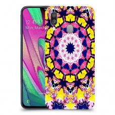 מנדלה כיסוי מגן קשיח מעוצב ל Samsung Galaxy A40 יחידה אחת סקרין מובייל
