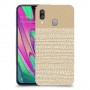 נקודות לבנות כיסוי מגן קשיח מעוצב ל Samsung Galaxy A40 יחידה אחת סקרין מובייל
