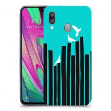מי גבוה יותר כיסוי מגן קשיח מעוצב ל Samsung Galaxy A40 יחידה אחת סקרין מובייל
