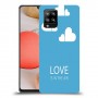 אהבה באוויר כיסוי מגן קשיח מעוצב ל Samsung Galaxy A42 5G יחידה אחת סקרין מובייל