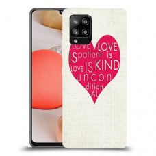 אהבה היא אדיבה כיסוי מגן קשיח מעוצב ל Samsung Galaxy A42 5G יחידה אחת סקרין מובייל