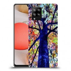 עץ ניאון כיסוי מגן קשיח מעוצב ל Samsung Galaxy A42 5G יחידה אחת סקרין מובייל