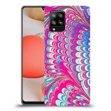 טווס סיפור כיסוי מגן קשיח מעוצב ל Samsung Galaxy A42 5G יחידה אחת סקרין מובייל