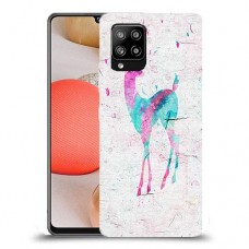 ורוד אייל כיסוי מגן קשיח מעוצב ל Samsung Galaxy A42 5G יחידה אחת סקרין מובייל