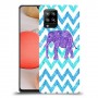 אלפנט סגול כיסוי מגן קשיח מעוצב ל Samsung Galaxy A42 5G יחידה אחת סקרין מובייל