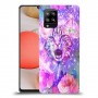 חתול מושלג כיסוי מגן קשיח מעוצב ל Samsung Galaxy A42 5G יחידה אחת סקרין מובייל