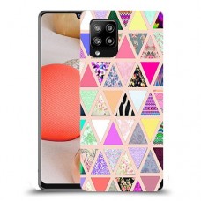 משולש הנאה כיסוי מגן קשיח מעוצב ל Samsung Galaxy A42 5G יחידה אחת סקרין מובייל