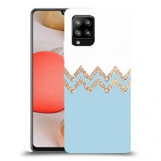 לבן כחול כיסוי מגן קשיח מעוצב ל Samsung Galaxy A42 5G יחידה אחת סקרין מובייל