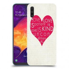 אהבה היא אדיבה כיסוי מגן קשיח מעוצב ל Samsung Galaxy A50 יחידה אחת סקרין מובייל