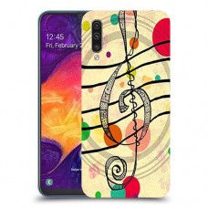 מוסיקה היא החיים שלי כיסוי מגן קשיח מעוצב ל Samsung Galaxy A50 יחידה אחת סקרין מובייל