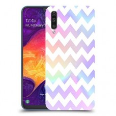 גיאומטריה פסטל כיסוי מגן קשיח מעוצב ל Samsung Galaxy A50 יחידה אחת סקרין מובייל