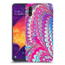 טווס סיפור כיסוי מגן קשיח מעוצב ל Samsung Galaxy A50 יחידה אחת סקרין מובייל