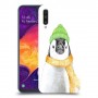 פינגווין בקור כיסוי מגן קשיח מעוצב ל Samsung Galaxy A50 יחידה אחת סקרין מובייל