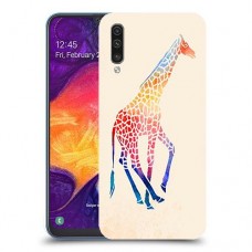 קשת ג 'ירפה כיסוי מגן קשיח מעוצב ל Samsung Galaxy A50 יחידה אחת סקרין מובייל
