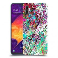 באביב בסגול כיסוי מגן קשיח מעוצב ל Samsung Galaxy A50 יחידה אחת סקרין מובייל