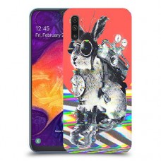 ארנבון מוזר כיסוי מגן קשיח מעוצב ל Samsung Galaxy A50 יחידה אחת סקרין מובייל