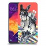 ארנבון מוזר כיסוי מגן קשיח מעוצב ל Samsung Galaxy A50 יחידה אחת סקרין מובייל