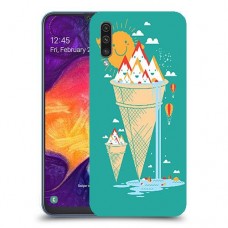 גלידה סאני כיסוי מגן קשיח מעוצב ל Samsung Galaxy A50 יחידה אחת סקרין מובייל