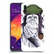 חשיבה קוף כיסוי מגן קשיח מעוצב ל Samsung Galaxy A50 יחידה אחת סקרין מובייל