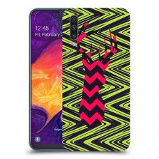 עניבה על גרין כיסוי מגן קשיח מעוצב ל Samsung Galaxy A50 יחידה אחת סקרין מובייל