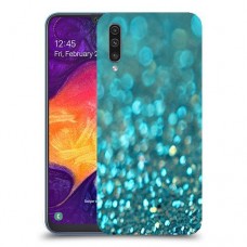 טורקיז יהלומים כיסוי מגן קשיח מעוצב ל Samsung Galaxy A50 יחידה אחת סקרין מובייל