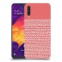 נקודות לבנות בורוד כיסוי מגן קשיח מעוצב ל Samsung Galaxy A50 יחידה אחת סקרין מובייל