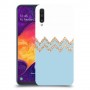 לבן כחול כיסוי מגן קשיח מעוצב ל Samsung Galaxy A50 יחידה אחת סקרין מובייל