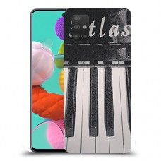 פסנתר Soul כיסוי מגן קשיח מעוצב ל Samsung Galaxy A51 יחידה אחת סקרין מובייל