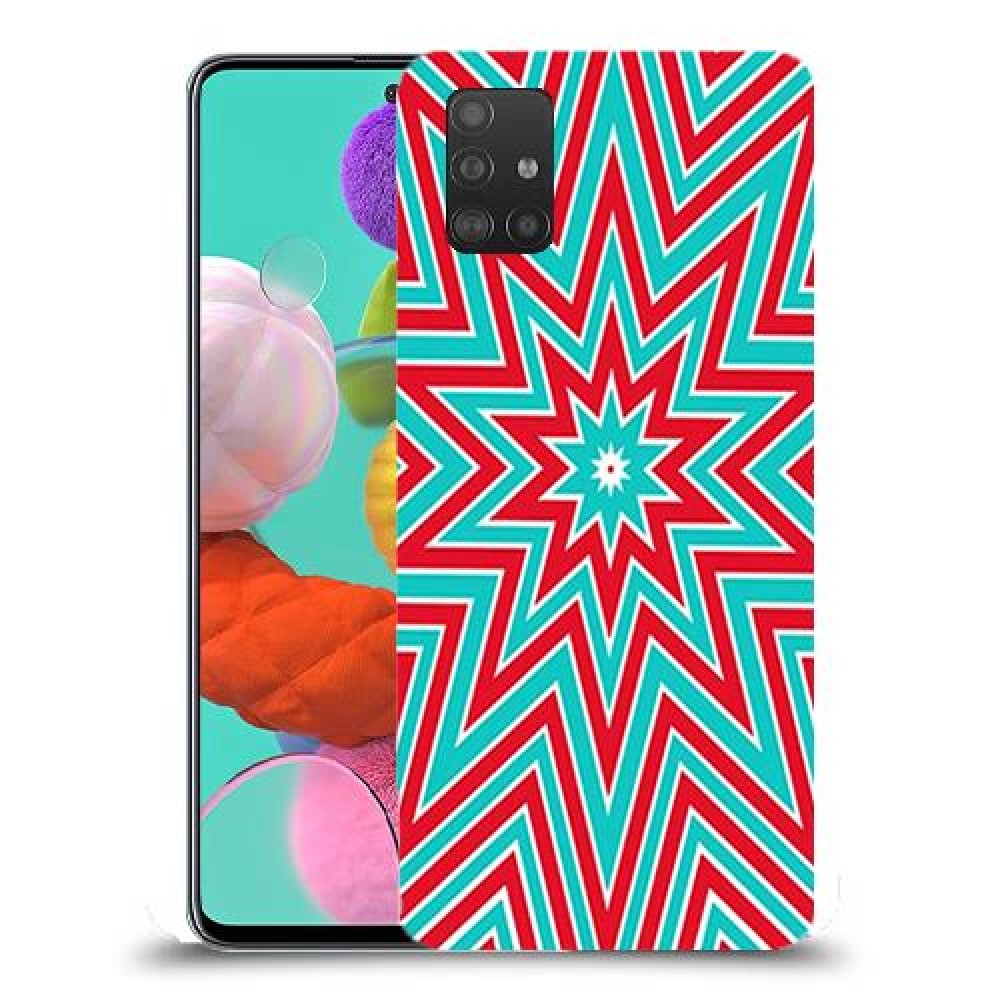 צבעי שלג כיסוי מגן קשיח מעוצב ל Samsung Galaxy A51 יחידה אחת סקרין מובייל
