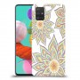 חמניות בלבן כיסוי מגן קשיח מעוצב ל Samsung Galaxy A51 יחידה אחת סקרין מובייל