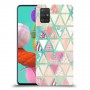 משולשים כיסוי מגן קשיח מעוצב ל Samsung Galaxy A51 יחידה אחת סקרין מובייל