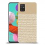 נקודות לבנות כיסוי מגן קשיח מעוצב ל Samsung Galaxy A51 יחידה אחת סקרין מובייל