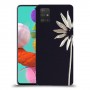 פרח לבן כיסוי מגן קשיח מעוצב ל Samsung Galaxy A51 יחידה אחת סקרין מובייל