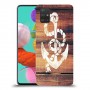 עוגן מעץ כיסוי מגן קשיח מעוצב ל Samsung Galaxy A51 יחידה אחת סקרין מובייל