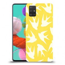 צהוב ציפור החיים כיסוי מגן קשיח מעוצב ל Samsung Galaxy A51 יחידה אחת סקרין מובייל