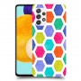 ניאון חלת דבש כיסוי מגן קשיח מעוצב ל Samsung Galaxy A52 5G יחידה אחת סקרין מובייל