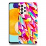 פסים ניאון כיסוי מגן קשיח מעוצב ל Samsung Galaxy A52 יחידה אחת סקרין מובייל