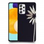 פרח לבן כיסוי מגן קשיח מעוצב ל Samsung Galaxy A52 יחידה אחת סקרין מובייל