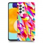 פסים ניאון כיסוי מגן קשיח מעוצב ל Samsung Galaxy A52s 5G יחידה אחת סקרין מובייל