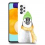 פינגווין בקור כיסוי מגן קשיח מעוצב ל Samsung Galaxy A52s 5G יחידה אחת סקרין מובייל
